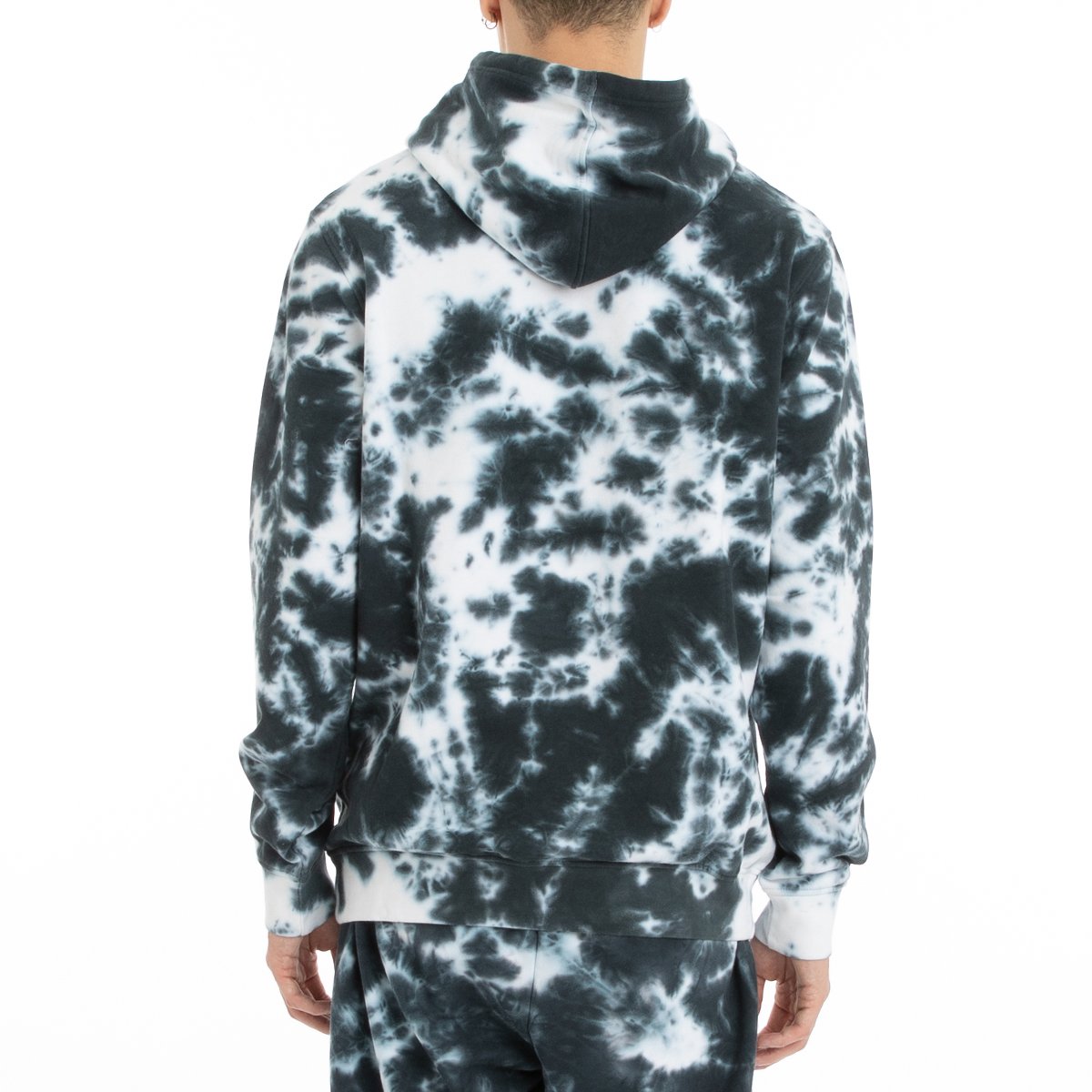 KAPPA AUTHENTIC DERTUC 2 PULLOVER HOODIE-BLACK/WHITE