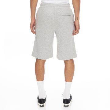 KAPPA LOGO FLEECE MABOK SHORTS - GREY MD MEL