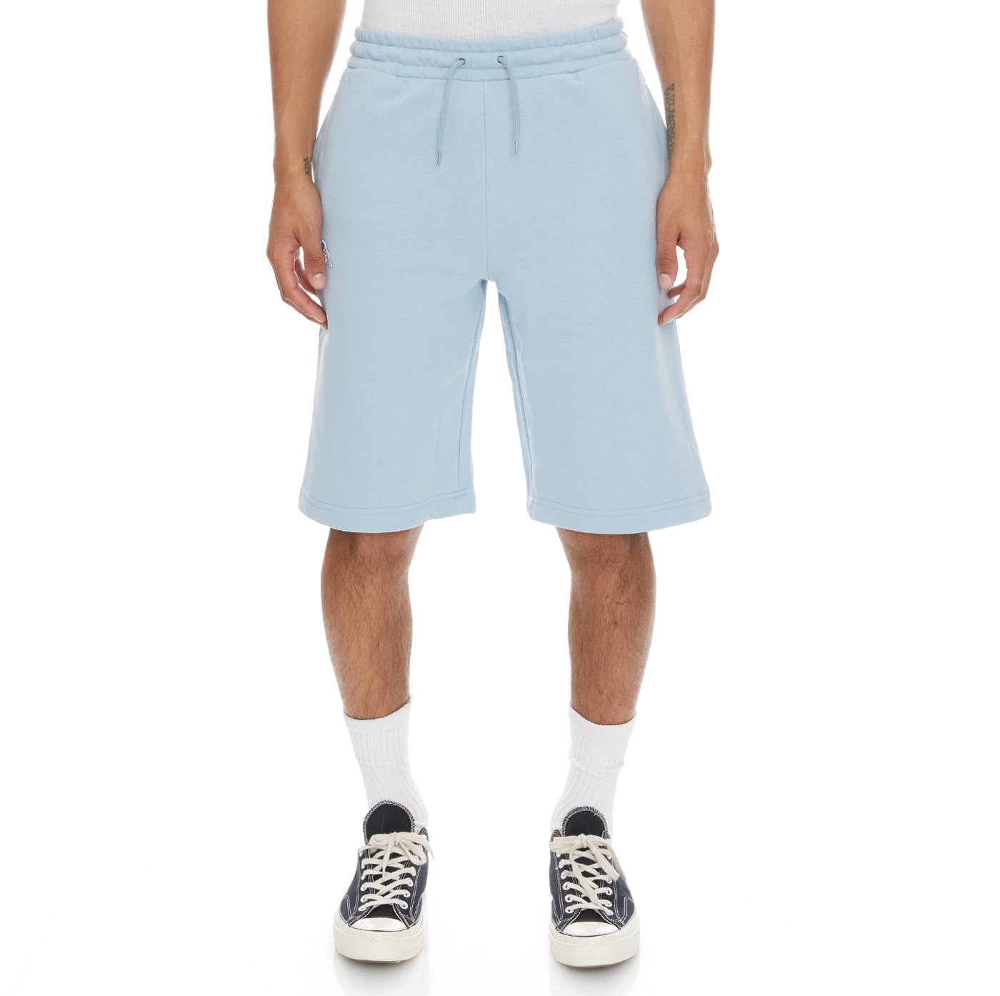 KAPPA LOGO FLEECE MABOK SHORTS - BLUE LT