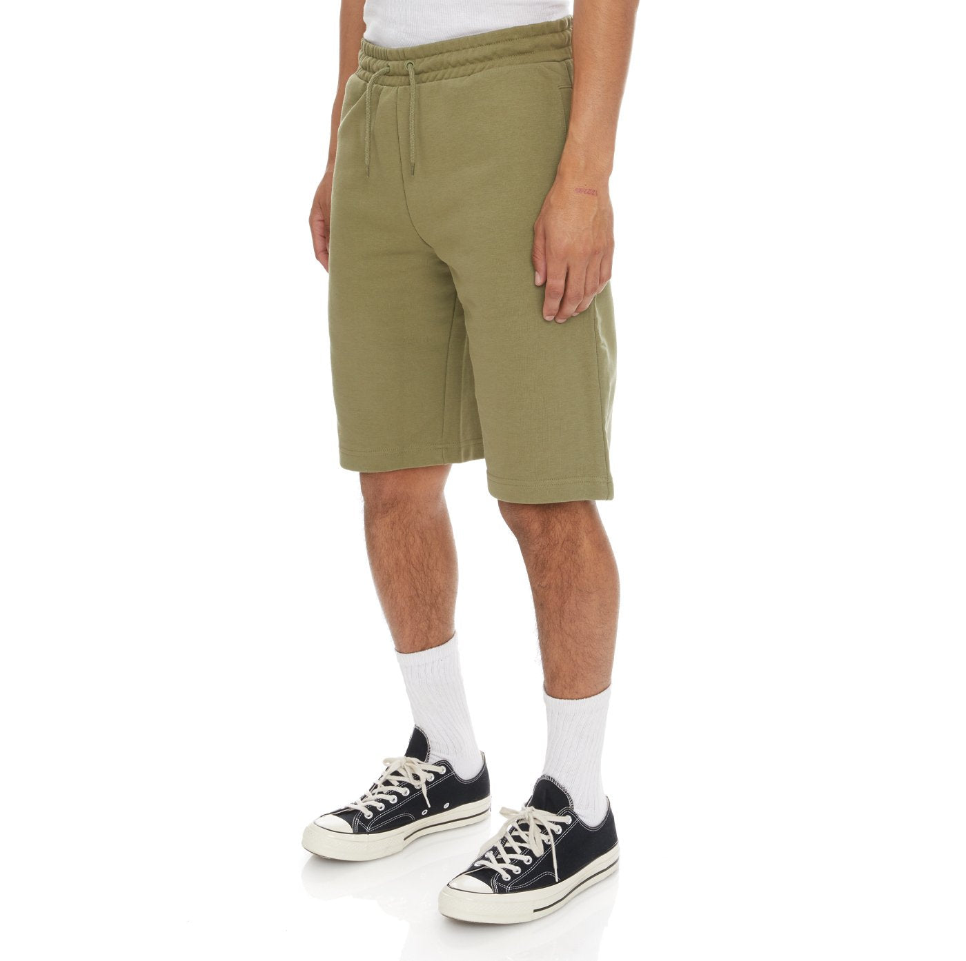 KAPPA LOGO FLEECE MABOK SHORTS - GREEN OLIVE