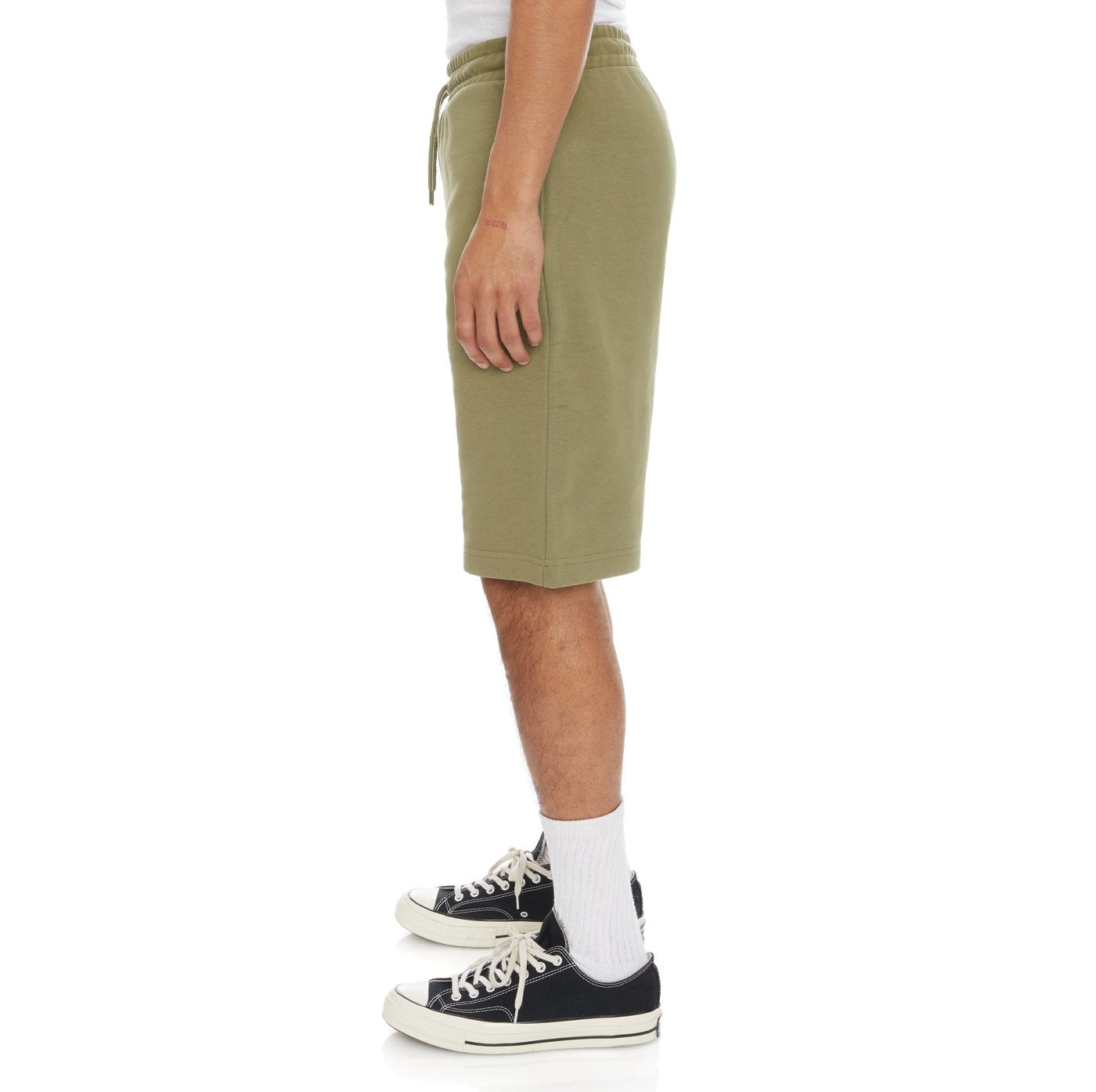 KAPPA LOGO FLEECE MABOK SHORTS - GREEN OLIVE