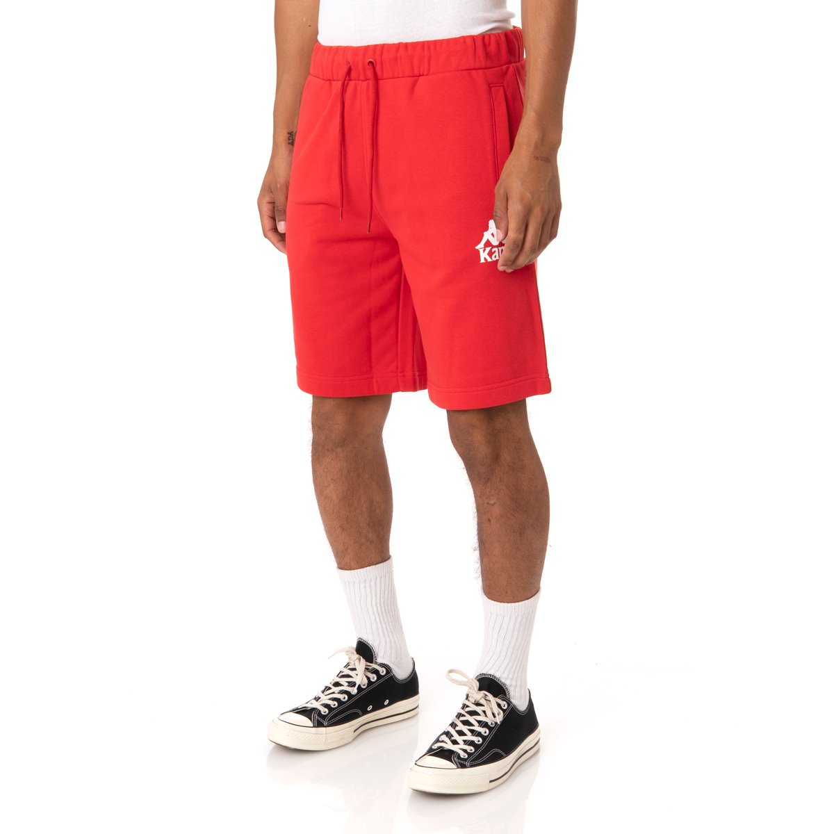 KAPPA AUTHENTIC UPPSALA SHORTS - RED