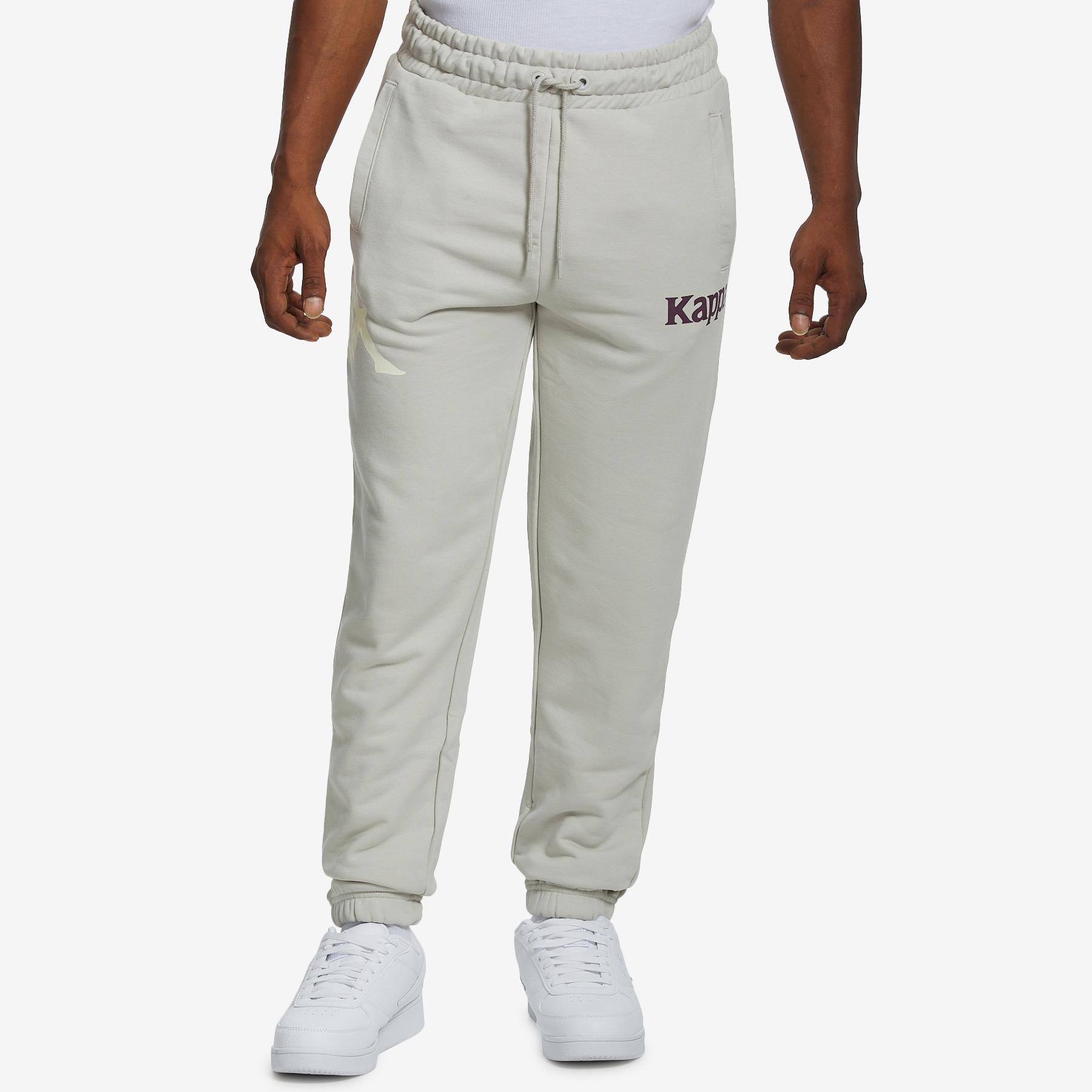 KAPPA AUTHENTIC COEVORDEN SWEATPANTS - GREY SILVER/VIOLET