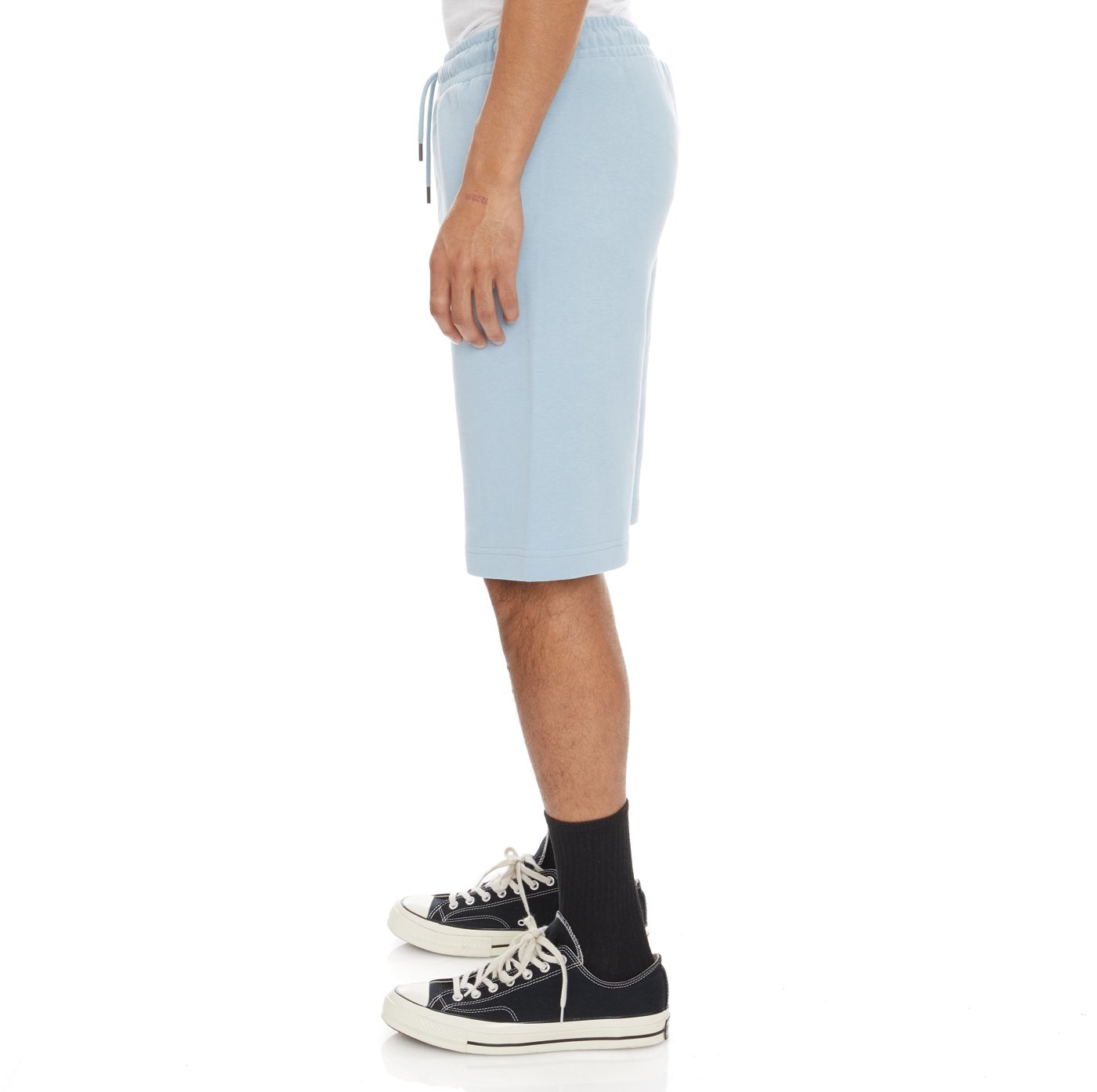 KAPPA AUTHENTIC SANGONE SHORTS - BABY BLUE WHITE