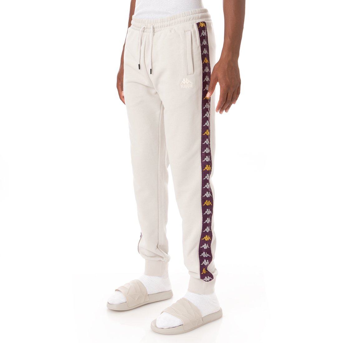 KAPPA 222 BANDA ALANZ 3 SWEATPANTS - GREY SILVER