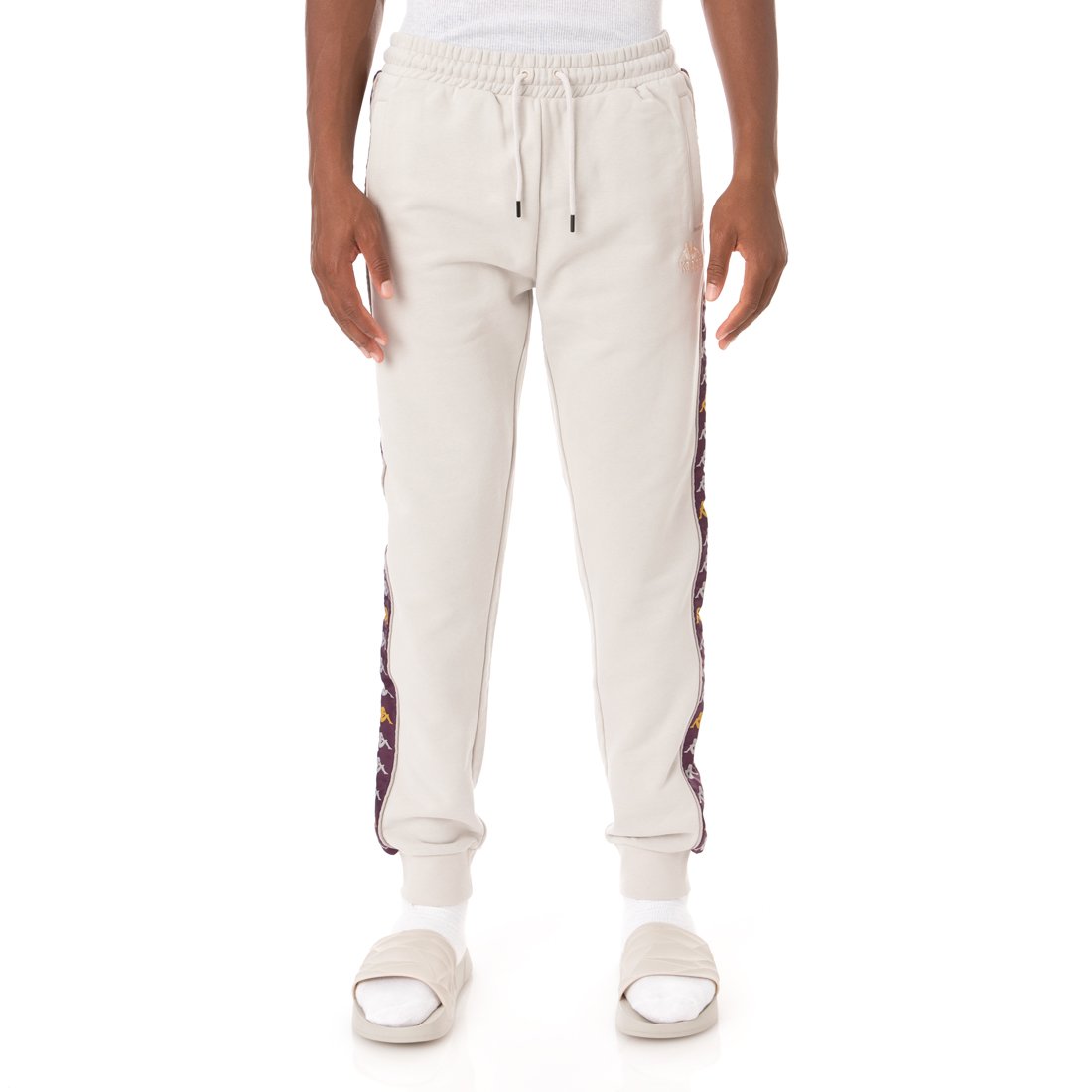 KAPPA 222 BANDA ALANZ 3 SWEATPANTS - GREY SILVER