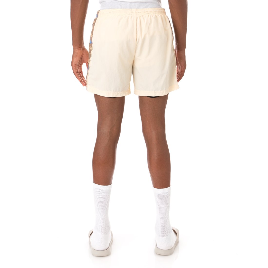 KAPPA 22 BANDA CONEYN SWIM SHORTS - BEIGE