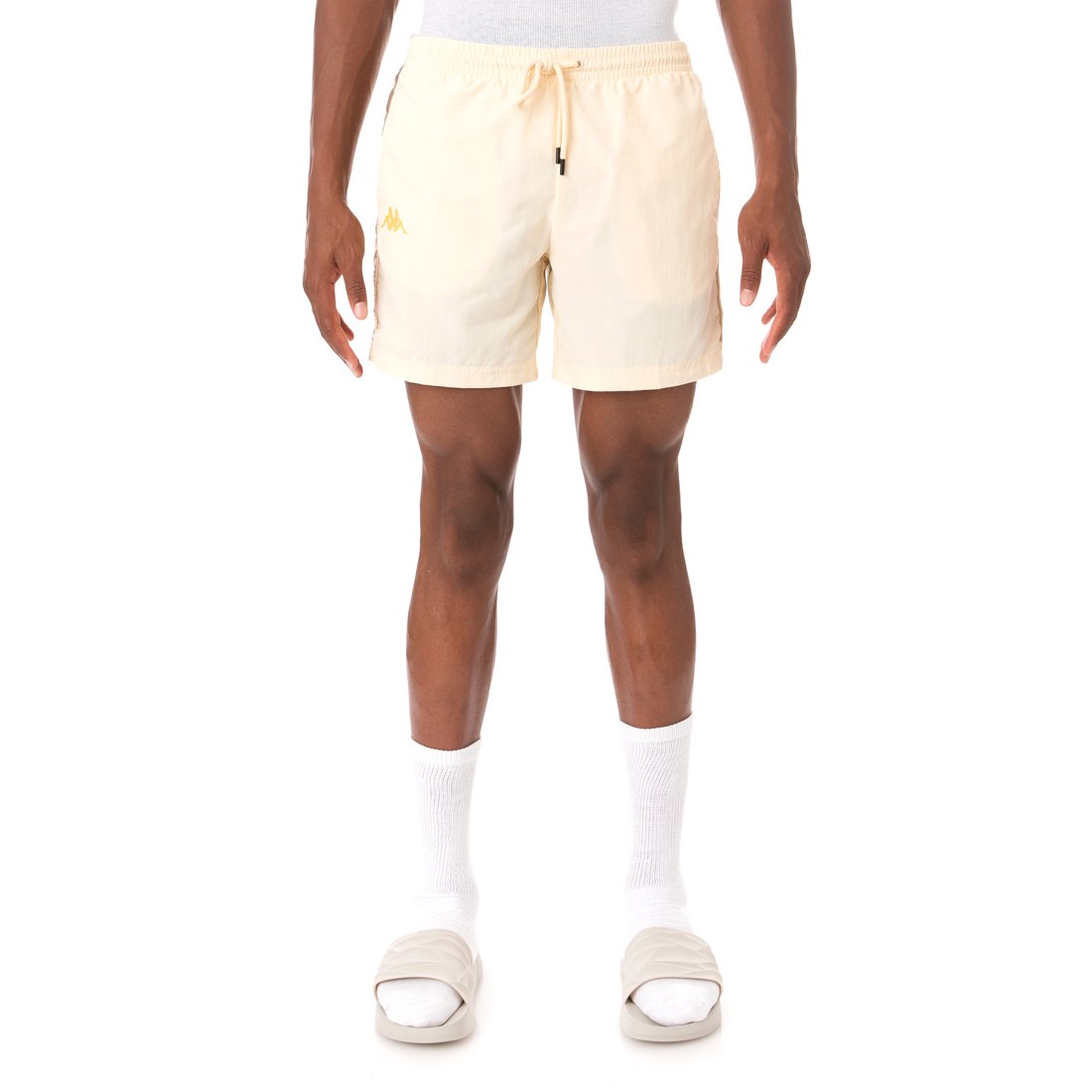 KAPPA 22 BANDA CONEYN SWIM SHORTS - BEIGE