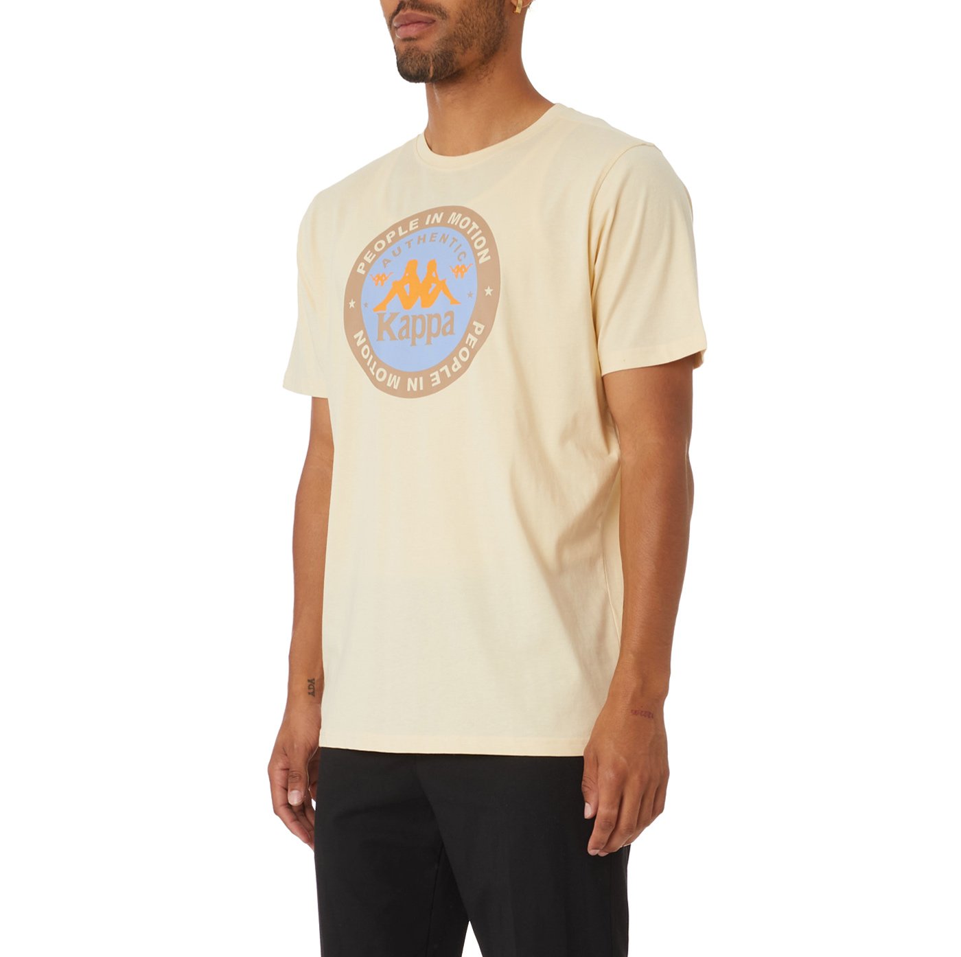 KAPPA AUTHENTIC FRANEKER T-SHIRT - BEIGE