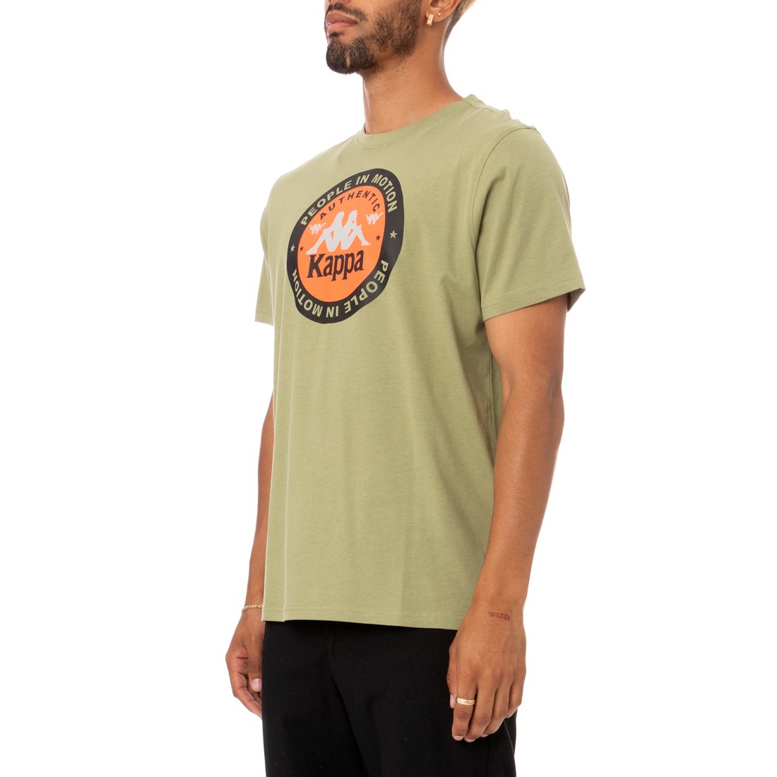 KAPPA AUTHENTIC FRANEKER T-SHIRT -GREEN SALVIA