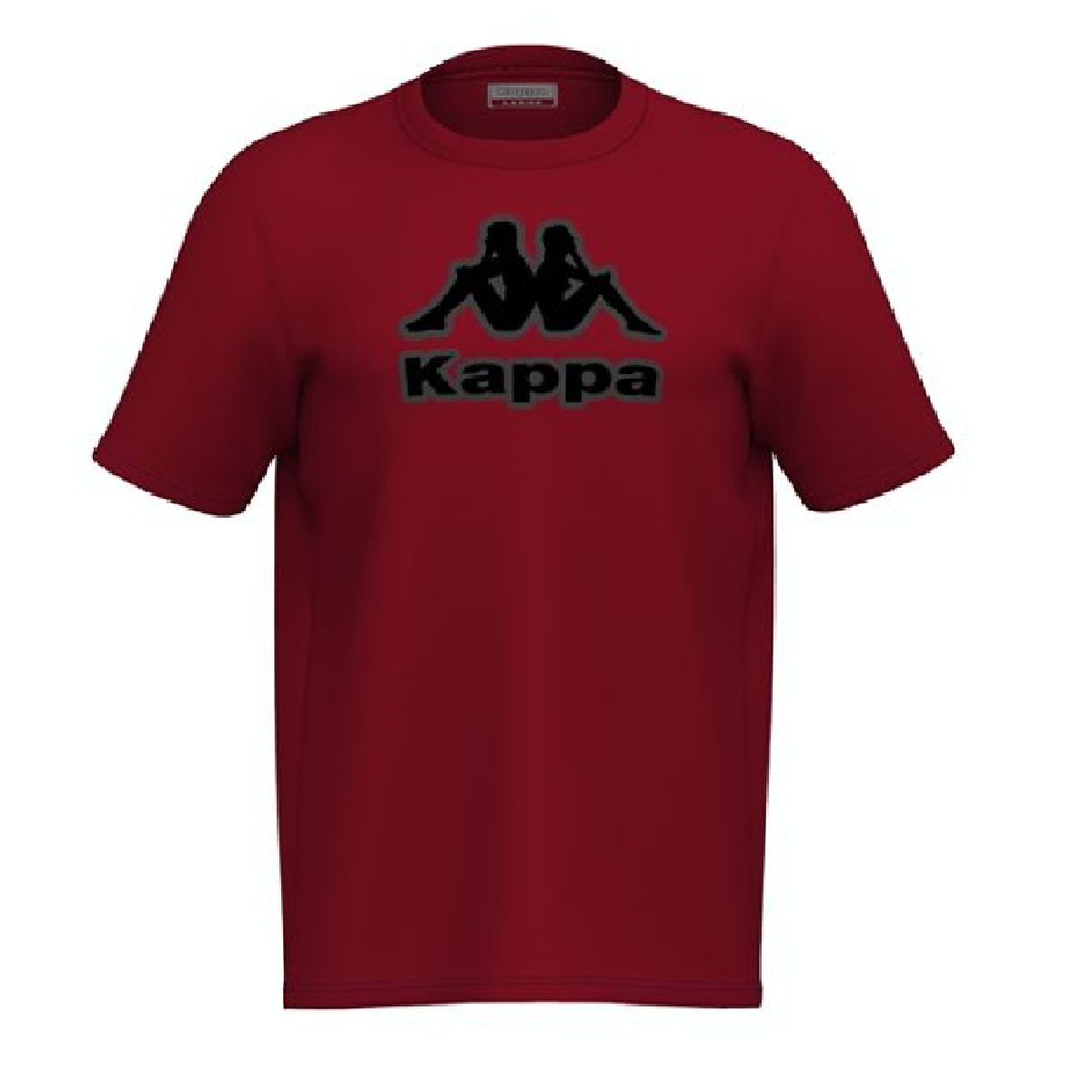 Kappa Men's Authentic Logo Bant T-Shirt - RED