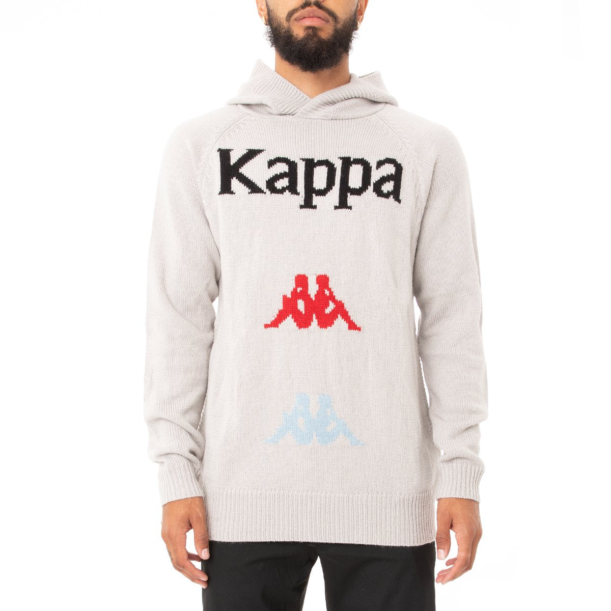 KAPPA AUTHENTIC KASMART HOODIE - GREY