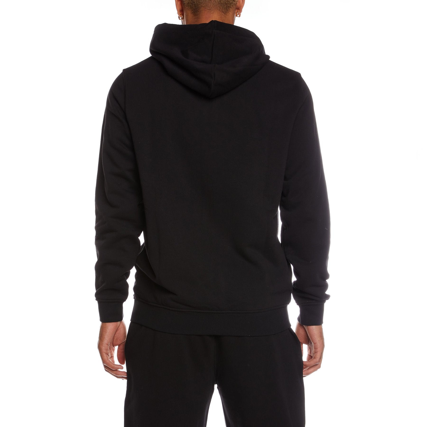 KAPPA AUTHENTIC LUND ZIP HOODIE - BLACK