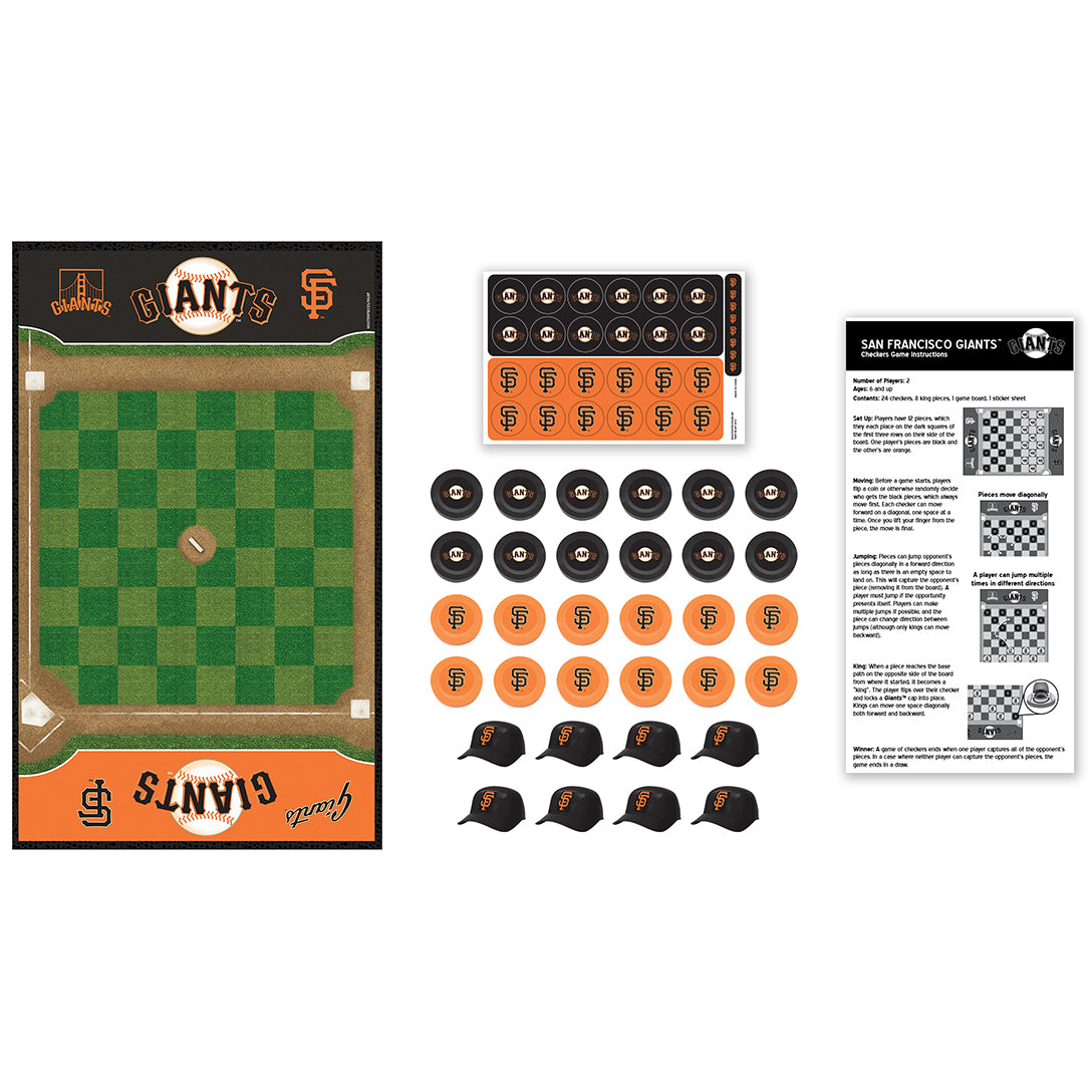 SAN FRANCISCO GIANTS CHECKERS BOARD GAME