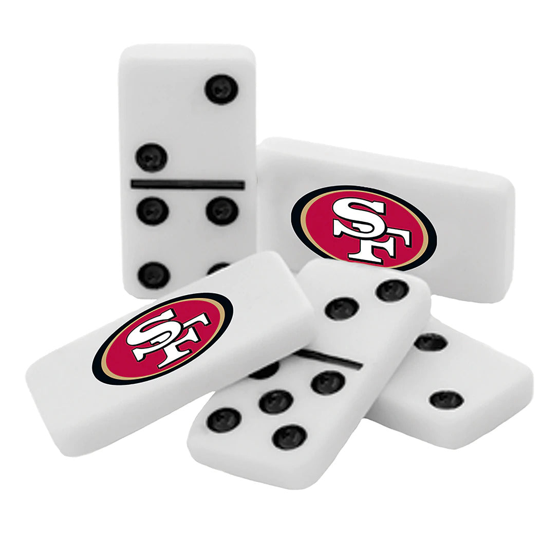 SAN FRANCISCO 49ERS DOUBLE-SIX DOMINOES