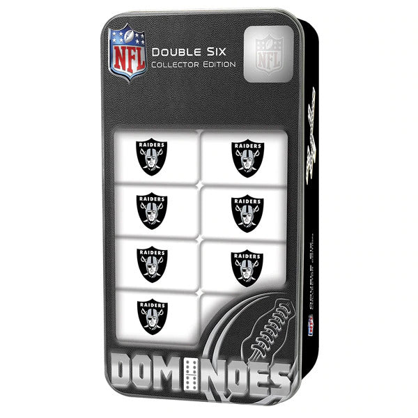 LAS VEGAS RAIDERS DOUBLE-SIX DOMINOES