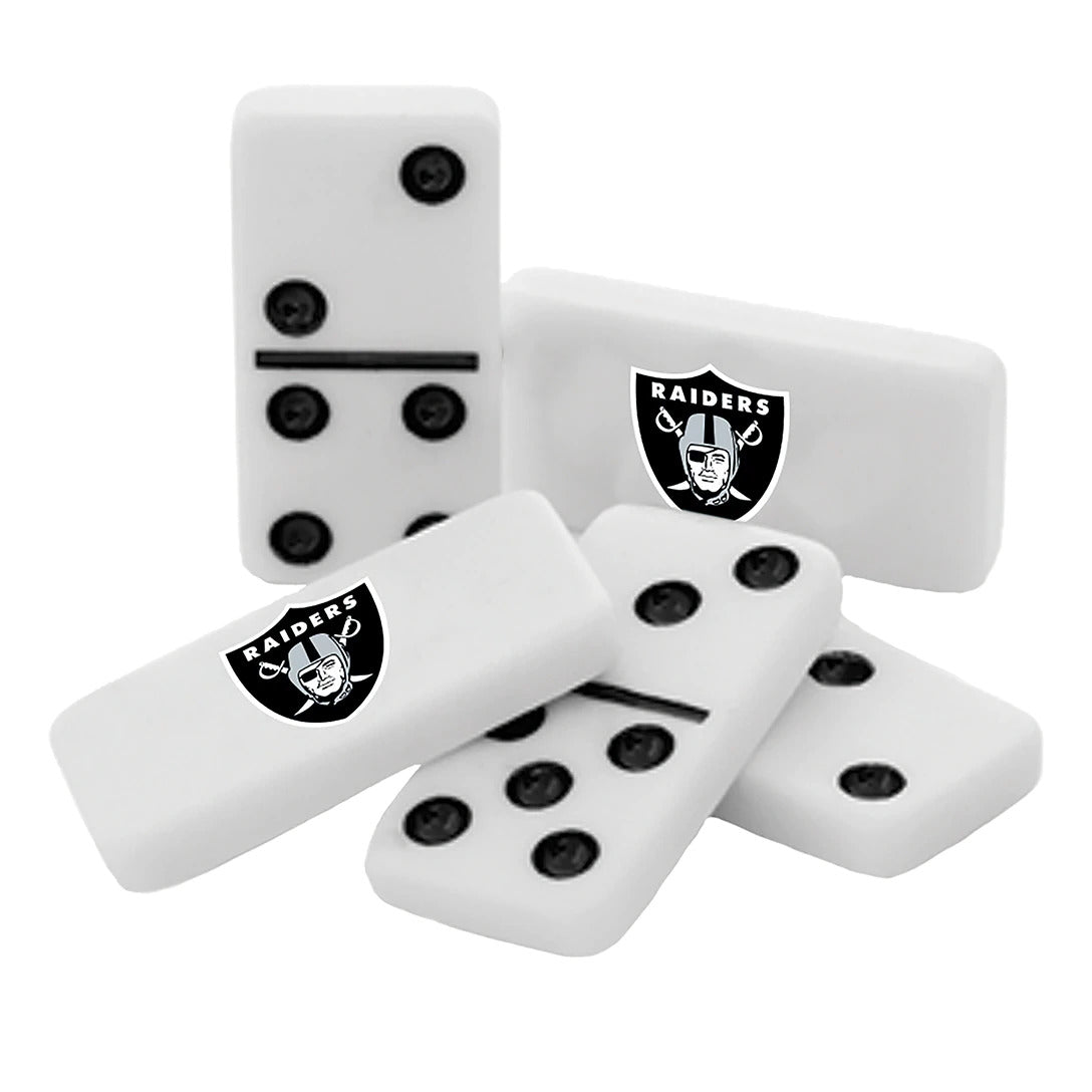 LAS VEGAS RAIDERS DOUBLE-SIX DOMINOES