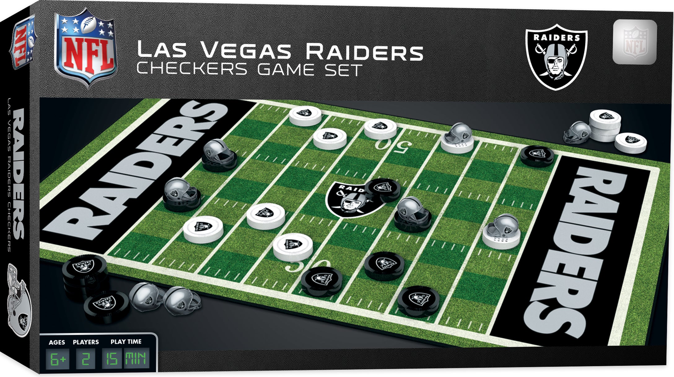 LAS VEGAS RAIDERS CHECKERS BOARD GAME