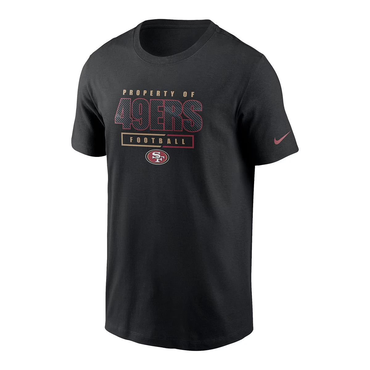 Men's Nike San Francisco 49ers Property Of Tee- Black