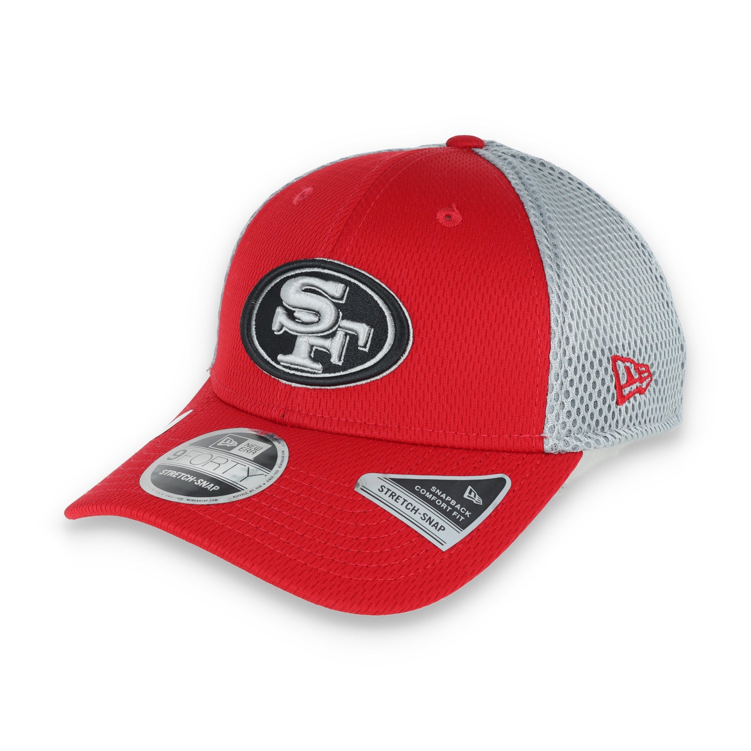 New Era San Francisco 49ers Outline 9FORTY Stretch-Snap Hat