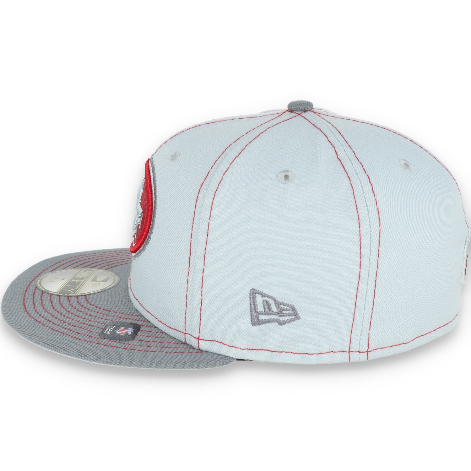 New Era San Francisco 49ers Gray Pop 59FIFTY Fitted Hat-Gray