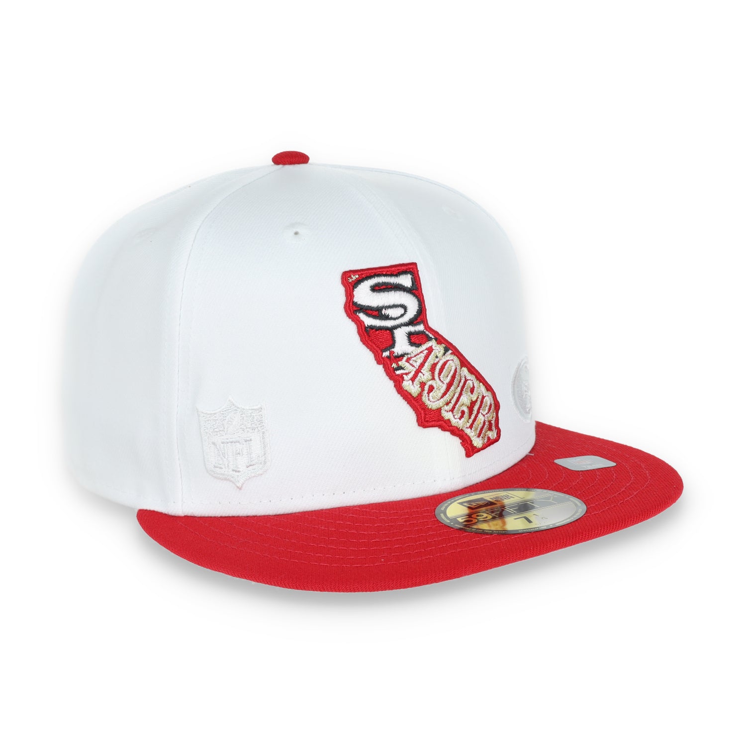 New Era San Francisco 49ers State E1 59FIFTY Fitted Hat- White/Red