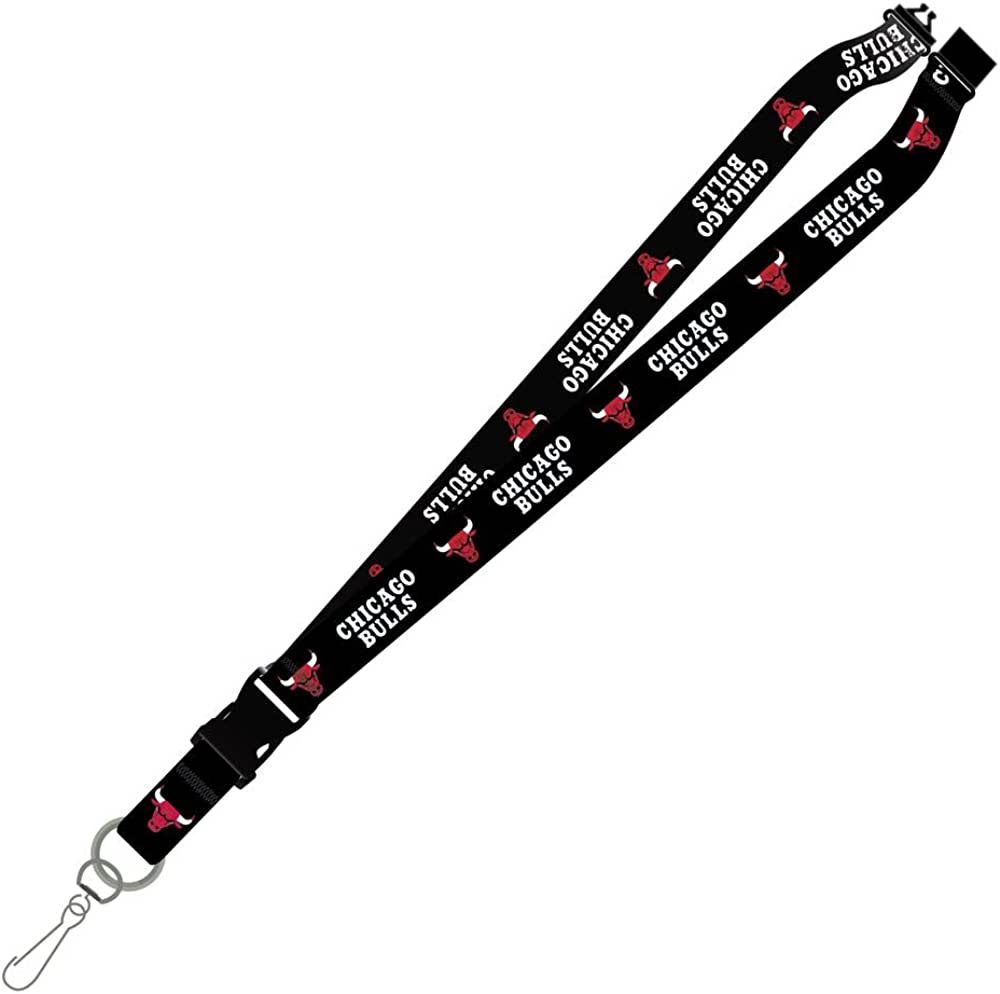 Chicago Bulls Black Lanyard