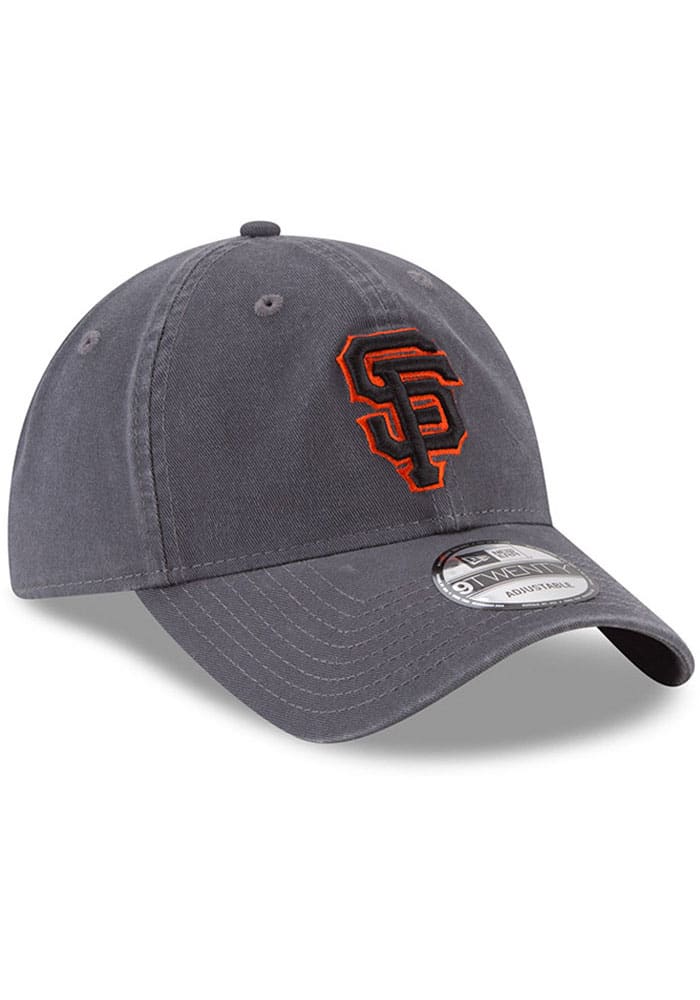 San Francisco Giants New Era Core Classic 9Twenty Adjustable Hat-Grey