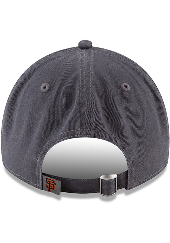 San Francisco Giants New Era Core Classic 9Twenty Adjustable Hat-Grey