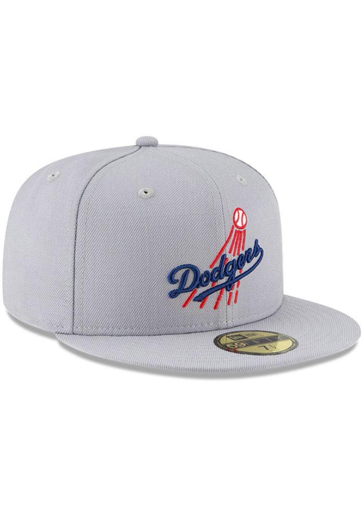 Los Angeles Dodgers Cooperstown 59FIFTY Fitted Hat-grey Nvsoccer.com thecoliseum