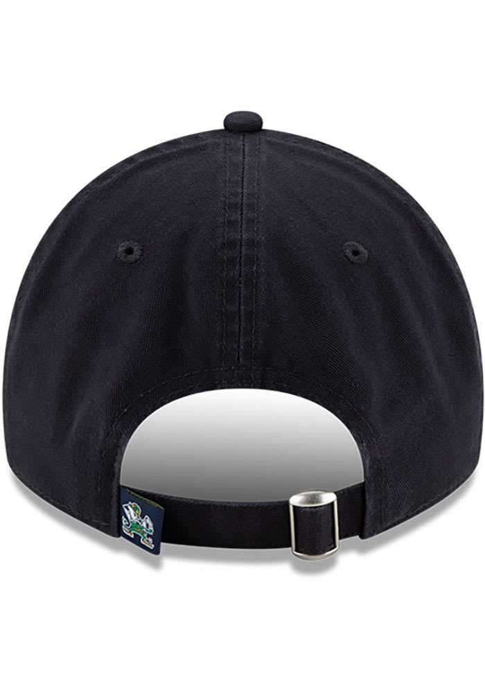 NEW ERA NOTRE DAME FIGHTING IRISH ALT CORE CLASSIC 9TWENTY ADJUSTABLE HAT - NAVY BLUE