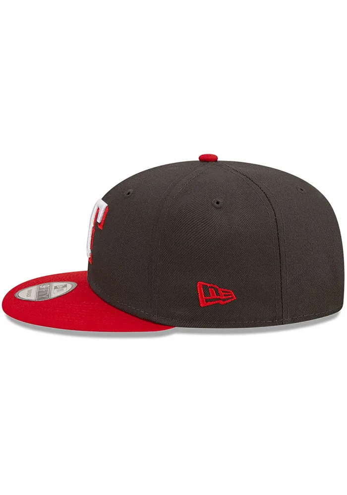 New Era Texas Rangers 2-Tone Color Pack Snapback Hat - Grey/Scarlet