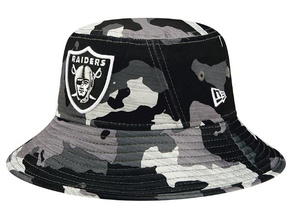 New Era Men's Las Vegas Raiders 2022 NFL Training Camp Bucket Hat