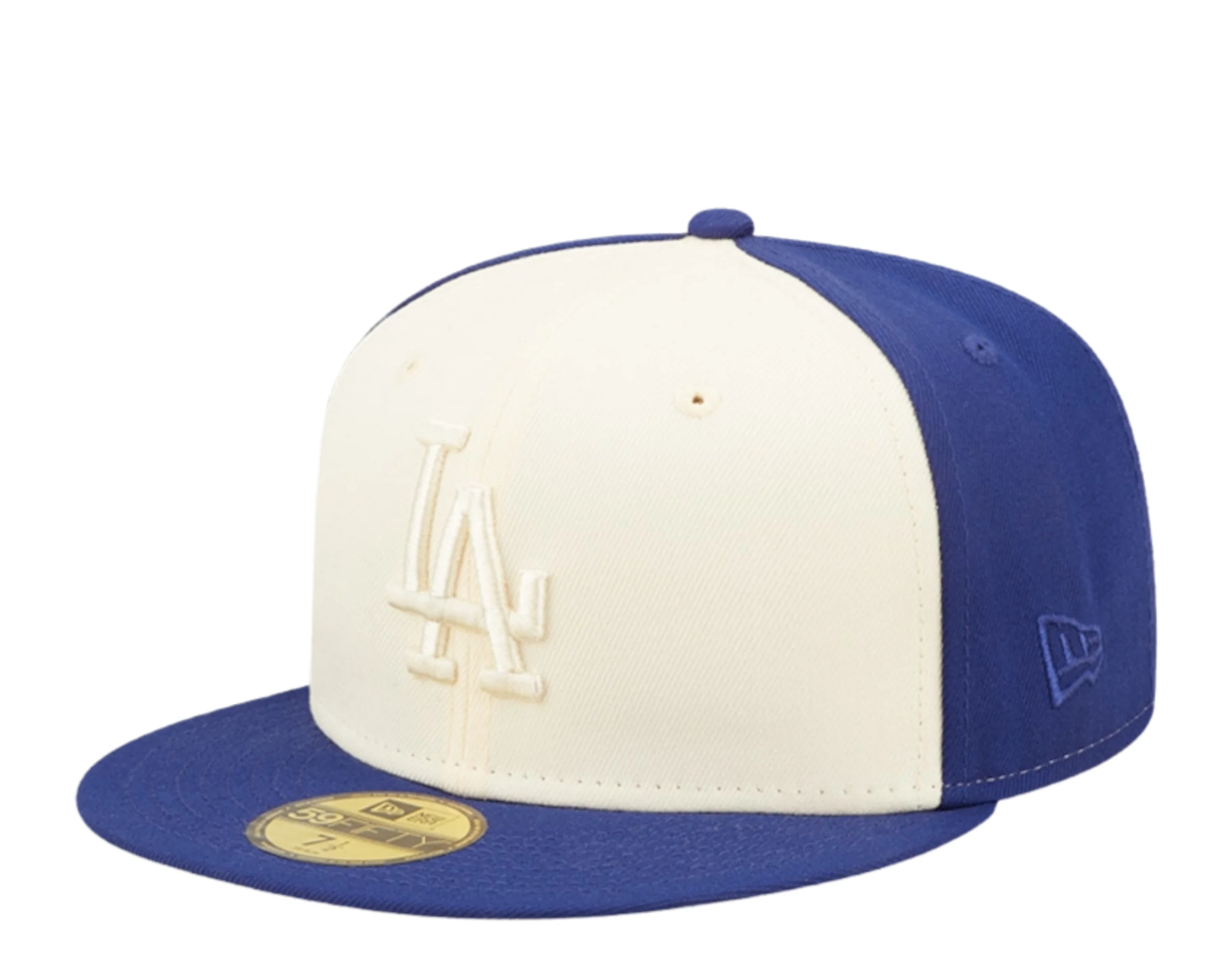 NEW ERA LOS ANGELES DODGERS 2-TONE 59FIFTY FITTED HAT-BLUE/CREAM