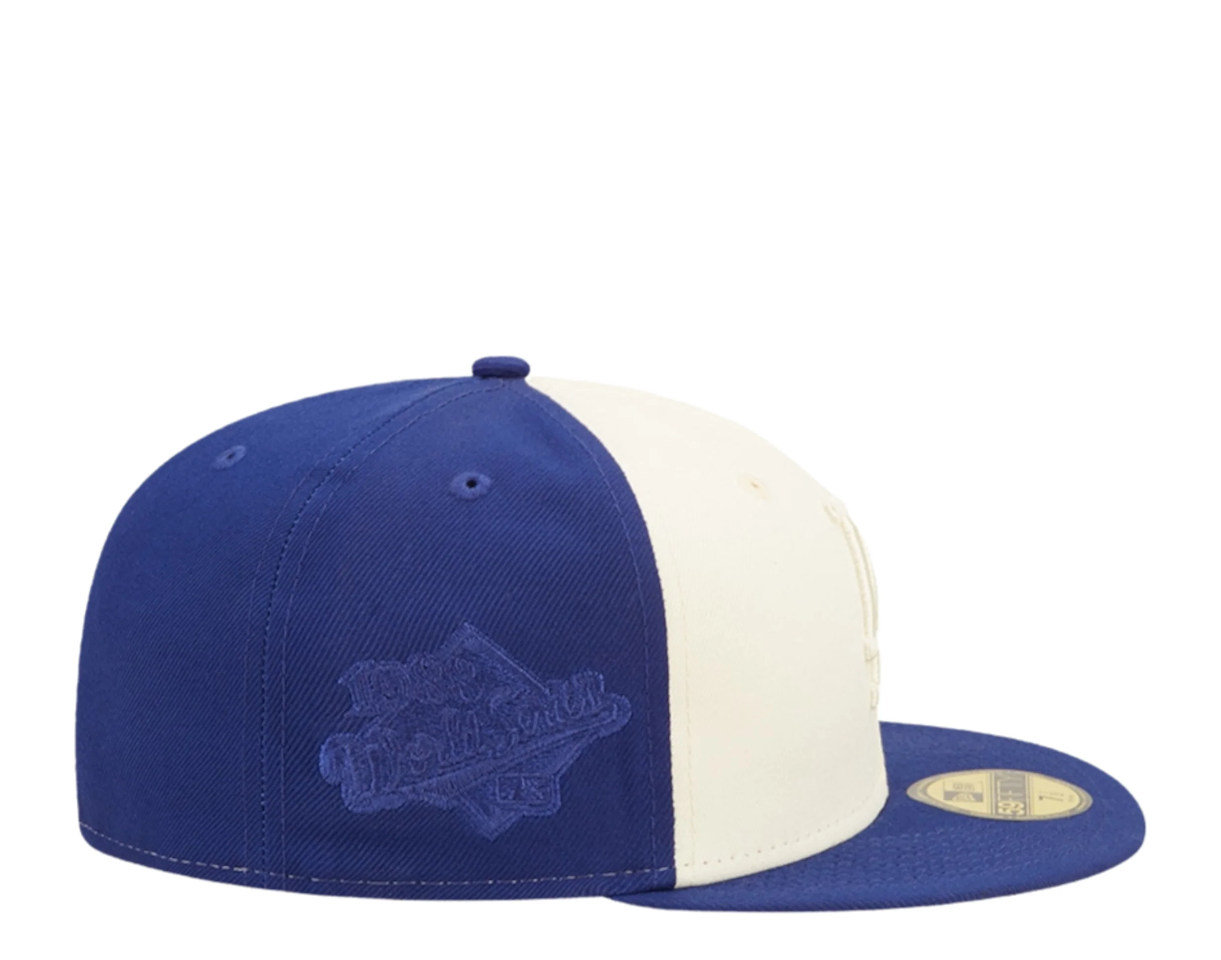NEW ERA LOS ANGELES DODGERS 2-TONE 59FIFTY FITTED HAT-BLUE/CREAM