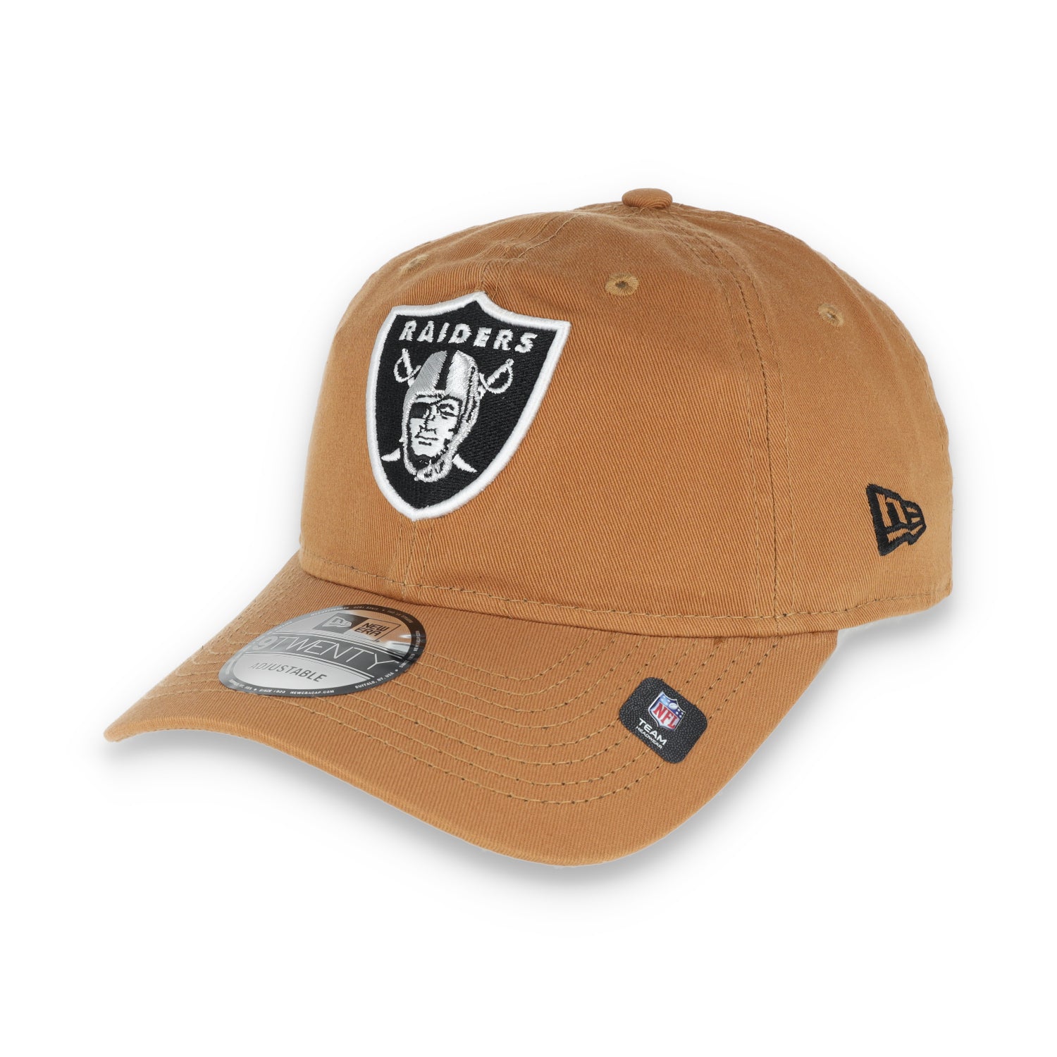 New Era Las Vegas Raiders Core Classic 2.0 9TWENTY Adjustable Hat-Khaki