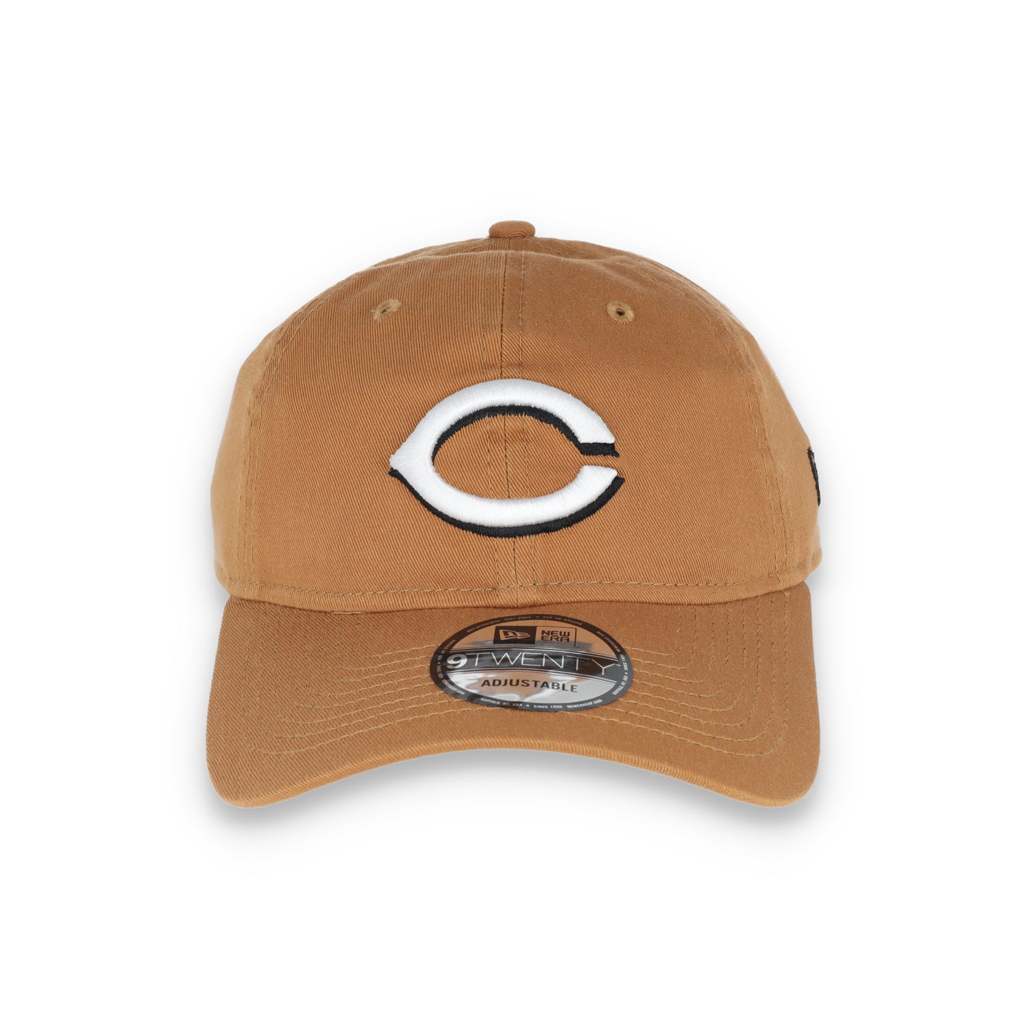 New Era Cincinnati Reds Core Classic 2.0 9TWENTY Adjustable Hat-Khaki