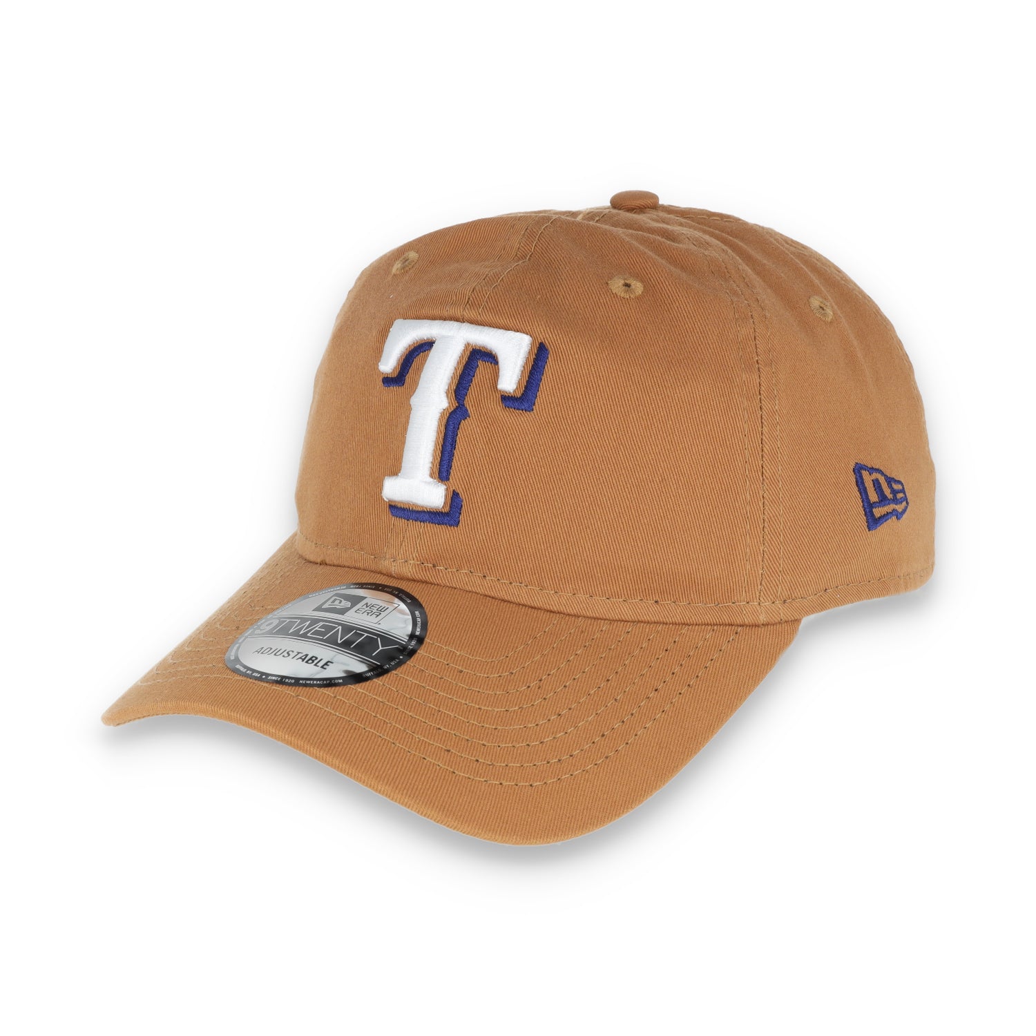 New Era Texas Rangers Core Classic 2.0 9TWENTY Adjustable Hat-Khaki