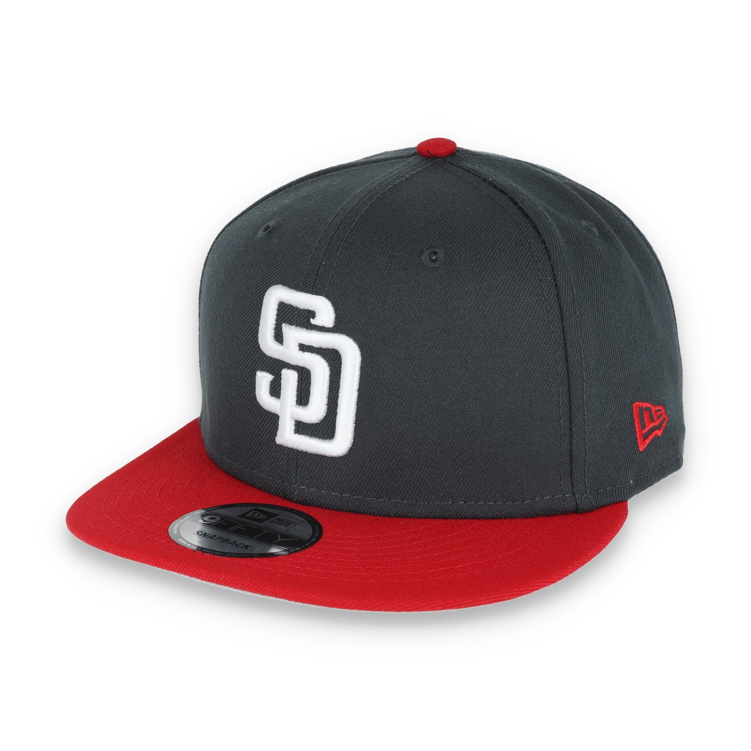 New Era San Diego 2-Tone Color Pack 9FIFTY Snapback Hat-Grey/Red