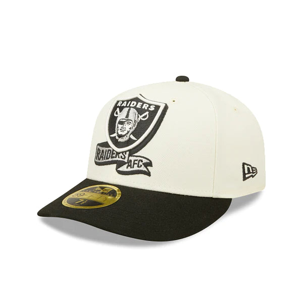 NEW ERA LAS VEGAS RAIDERS LOW PRO OFFICIAL ON-FIELD SIDELINE 59FIFTY FITTED