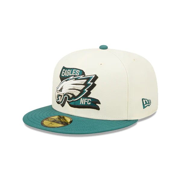 NEW ERA PHILADELPHIA EAGLES OFFICIAL ON-FIELD SIDELINE 59FIFTY FITTED