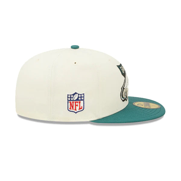 NEW ERA PHILADELPHIA EAGLES OFFICIAL ON-FIELD SIDELINE 59FIFTY FITTED