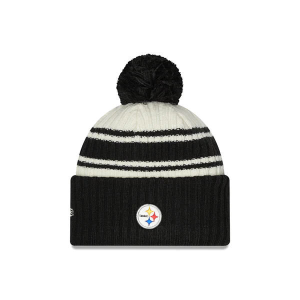 New Era Pittsburgh Steelers Cold Weather Pom Knit