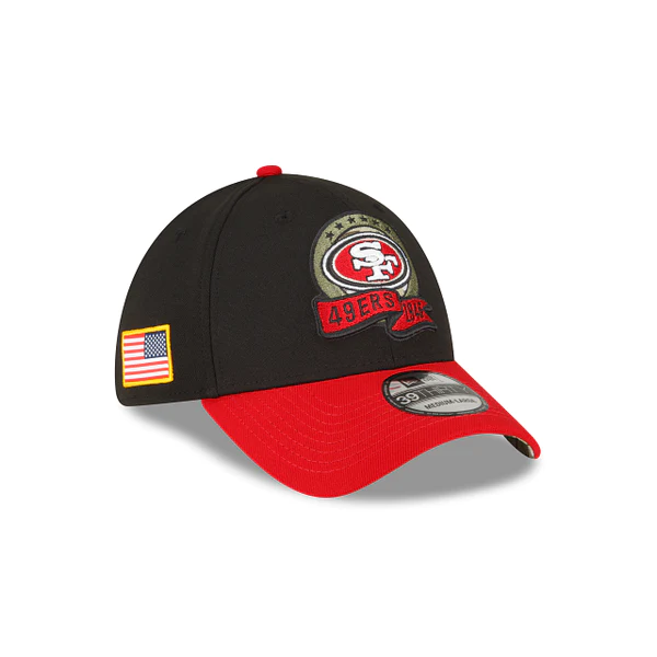 SAN FRANCISCO 49ERS 2022 Salute to Service 39THIRTY Stretch Fit