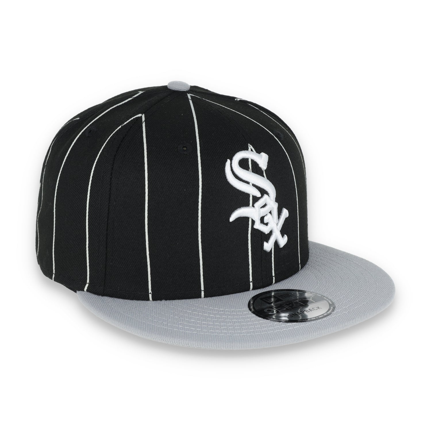 NEW ERA CHICAGO WHITE SOX VINTAGE THROWBACK 9FIFTY HAT-BLACK