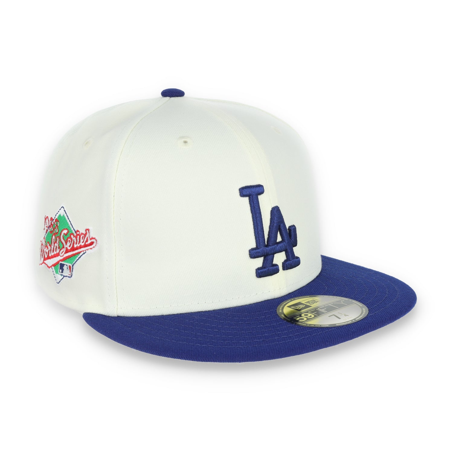New Era Los Angeles Dodgers 1988 World Series Side Patch Throwback White 59FIFTY Fitted