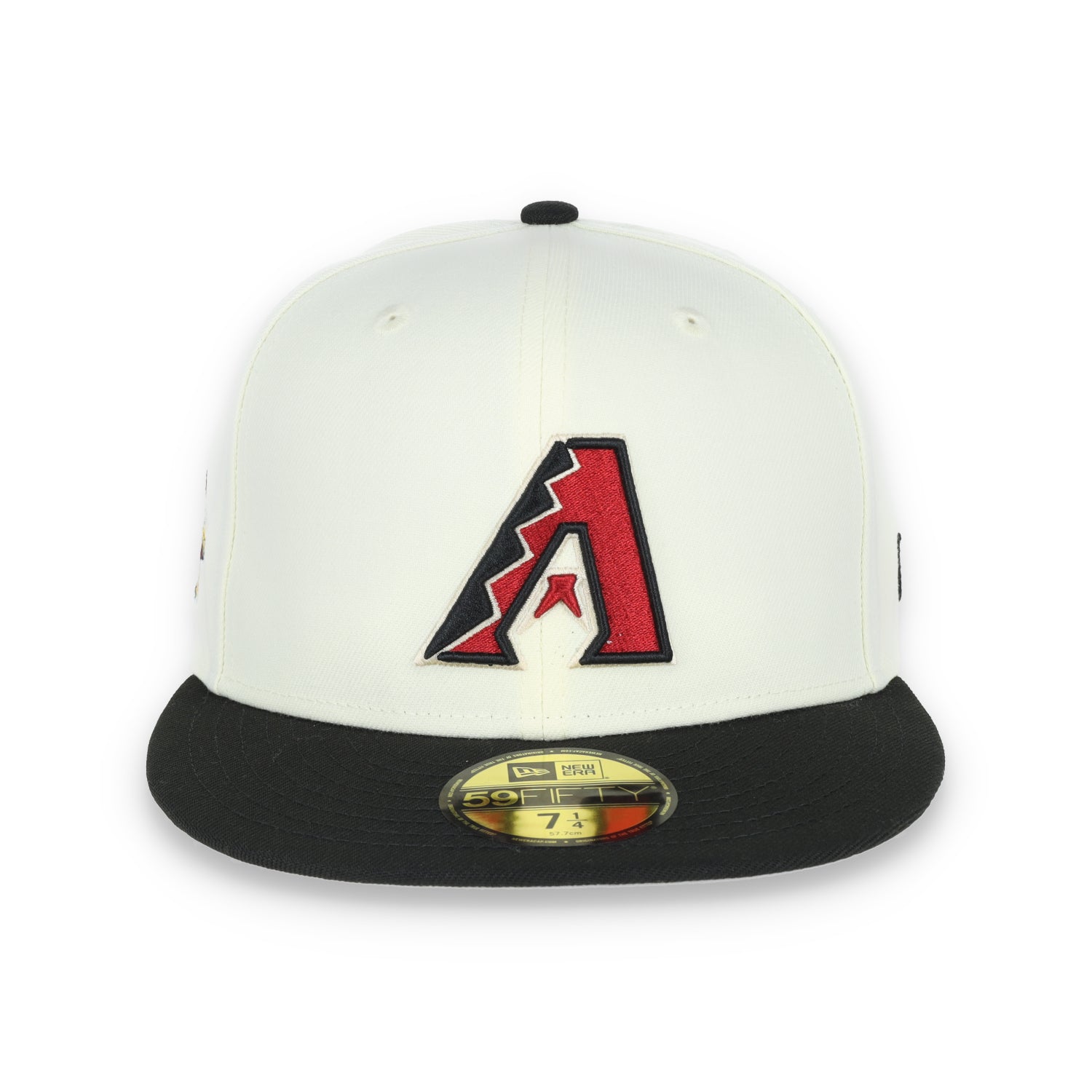 New Era Arizona Diamondback Throwback 2001 World Series Side Patch 59FIFTY Fitted Ivory Hat