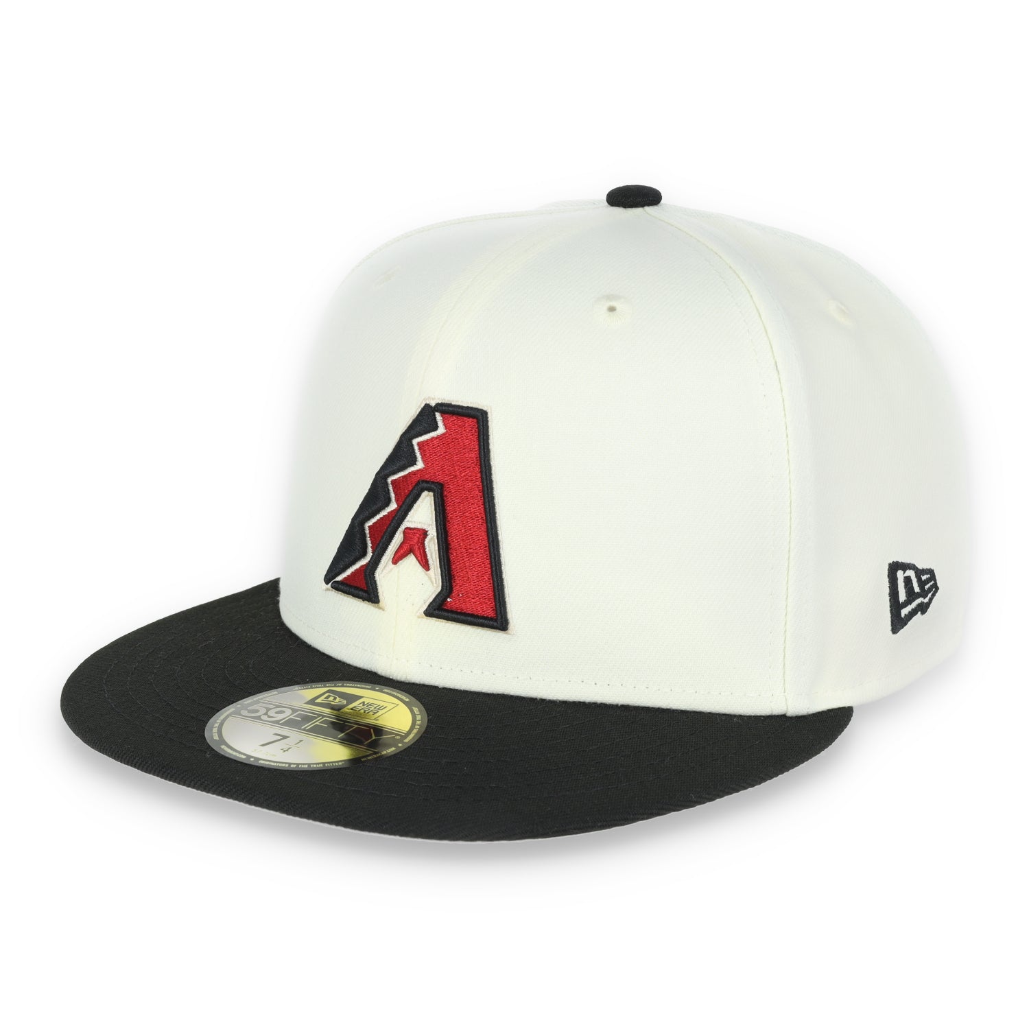 New Era Arizona Diamondback Throwback 2001 World Series Side Patch 59FIFTY Fitted Ivory Hat