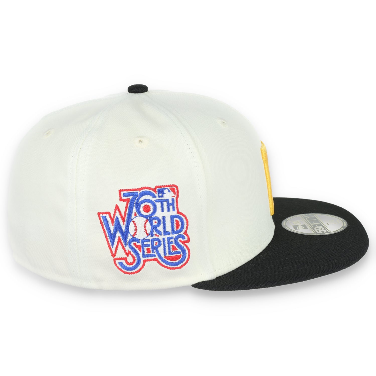 New Era Pittsburg Pirates Throwback 1971 World Series Patch 59FIFTY Fitted Ivory Hat