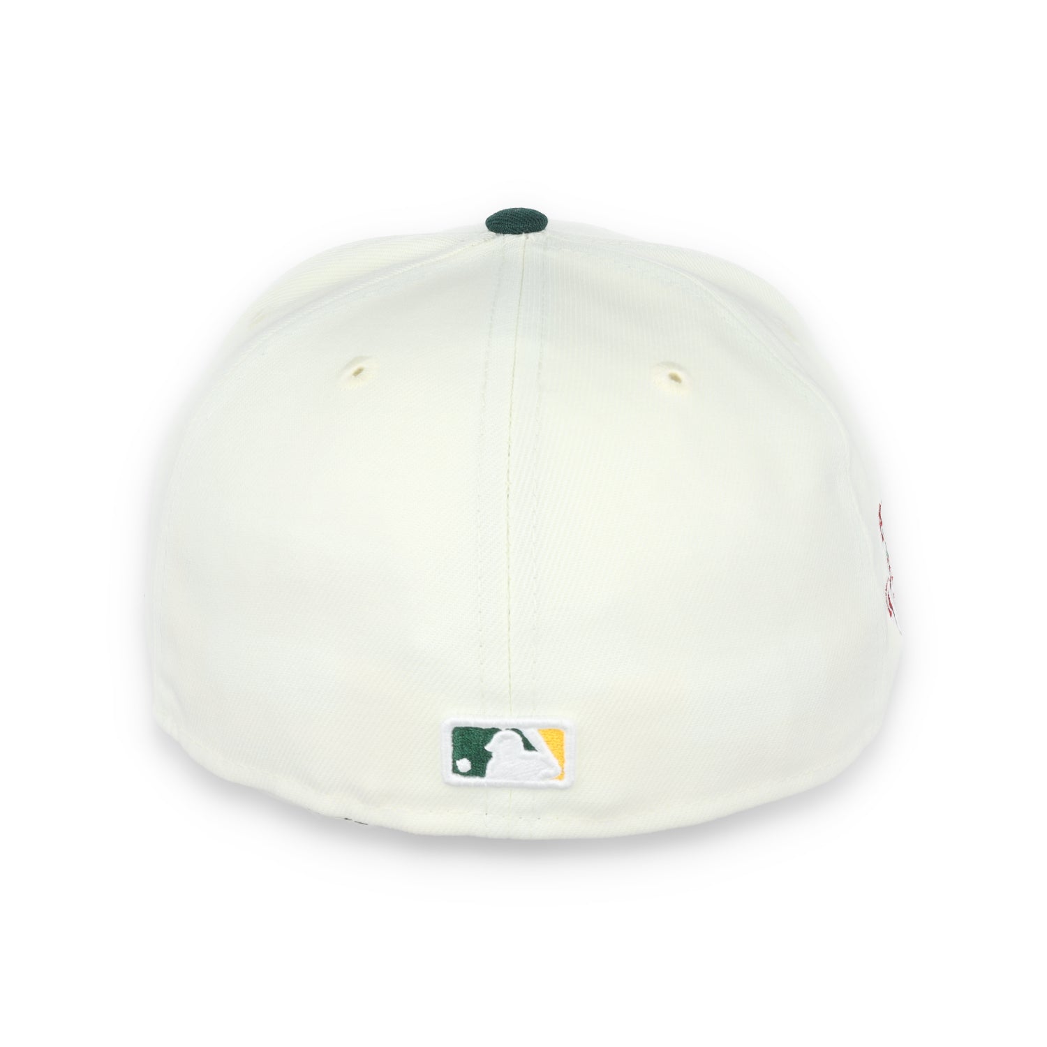 New Era Oakland Athletics Throwback 1989 World Series Patch 59FIFTY Fitted Ivory Hat